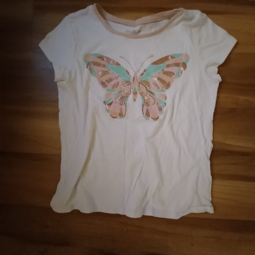 Butterfly Graphic Tee For Kids Size 10-12
